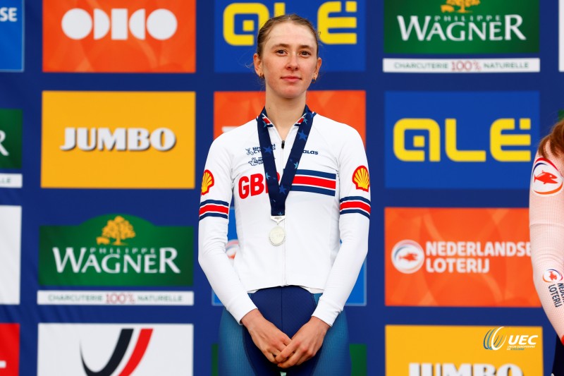 2023 UEC Road European Championships - Drenthe - Under 23 Women?s Road Race - Coevorden - Col Du VAM 108 km - 22/09/2023 - Anna Shackley (Great Britain) - photo Luca Bettini/SprintCyclingAgency?2023